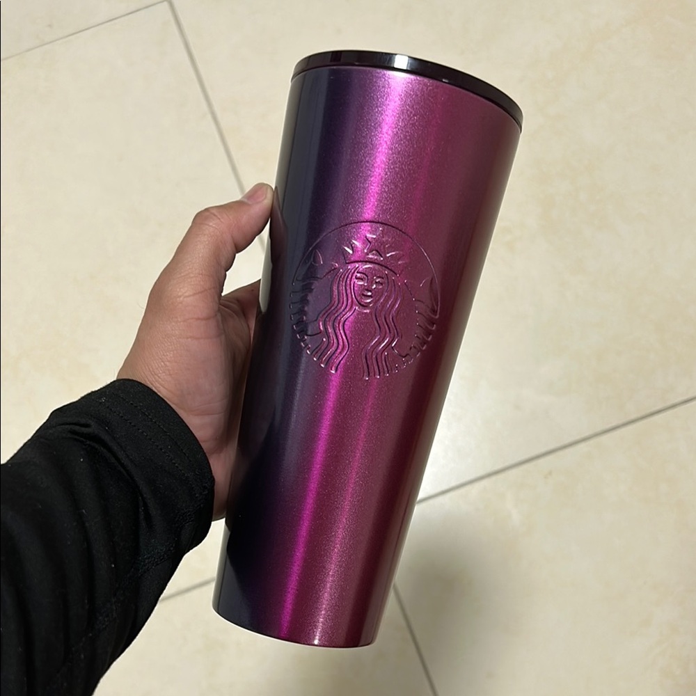 Starbucks Pink and Purple Tumbler